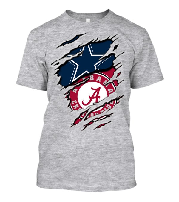 Alabama Cowboys Rip Through Crimson Tide Star T-Shirt