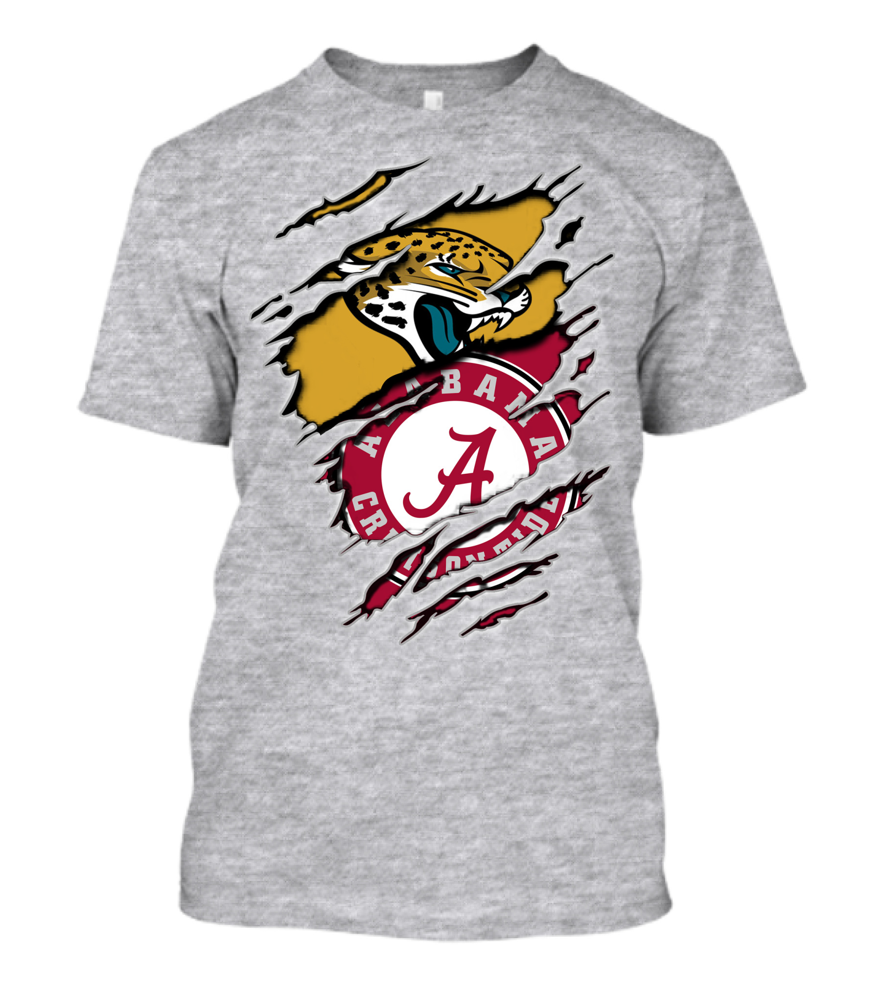 Alabama Crimson Tide Jaguars Fan Crossover T-Shirt