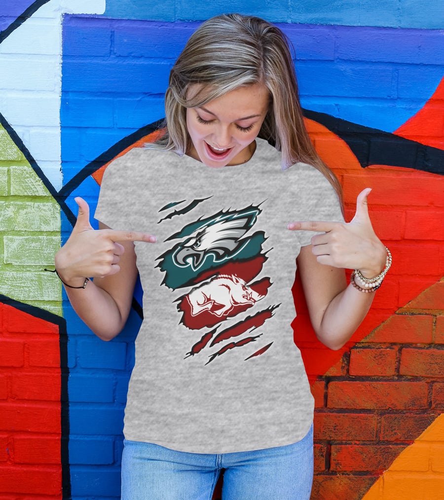 Eagles Razorbacks Eagles Razorbacks Football Rivalry T-Shirt