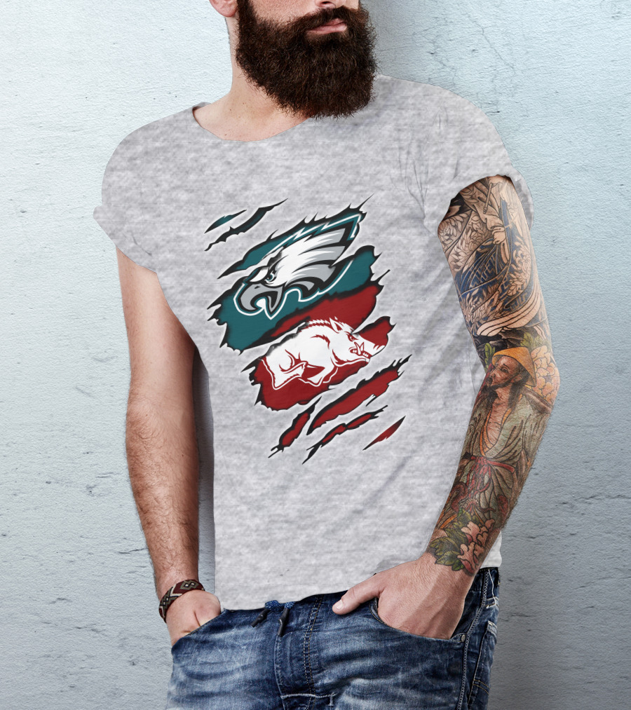 Eagles Razorbacks Eagles Razorbacks Football Rivalry T-Shirt