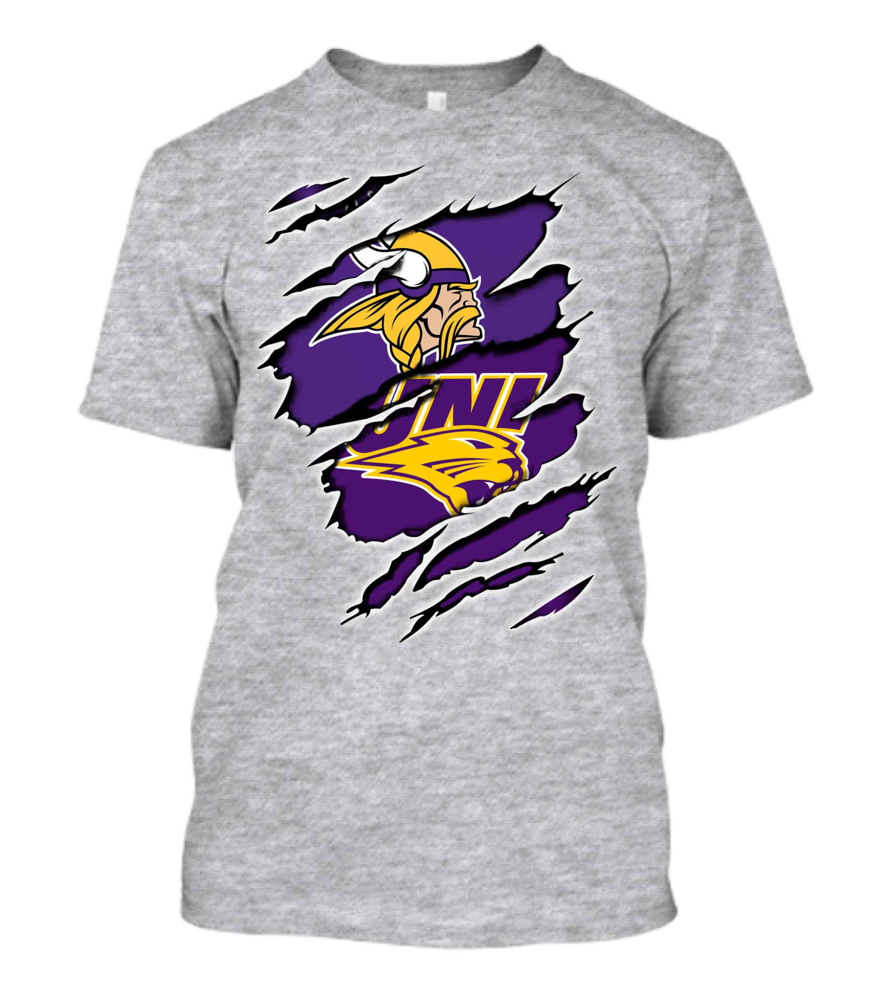 Vikings UNI Panthers Ripped Claw T-Shirt