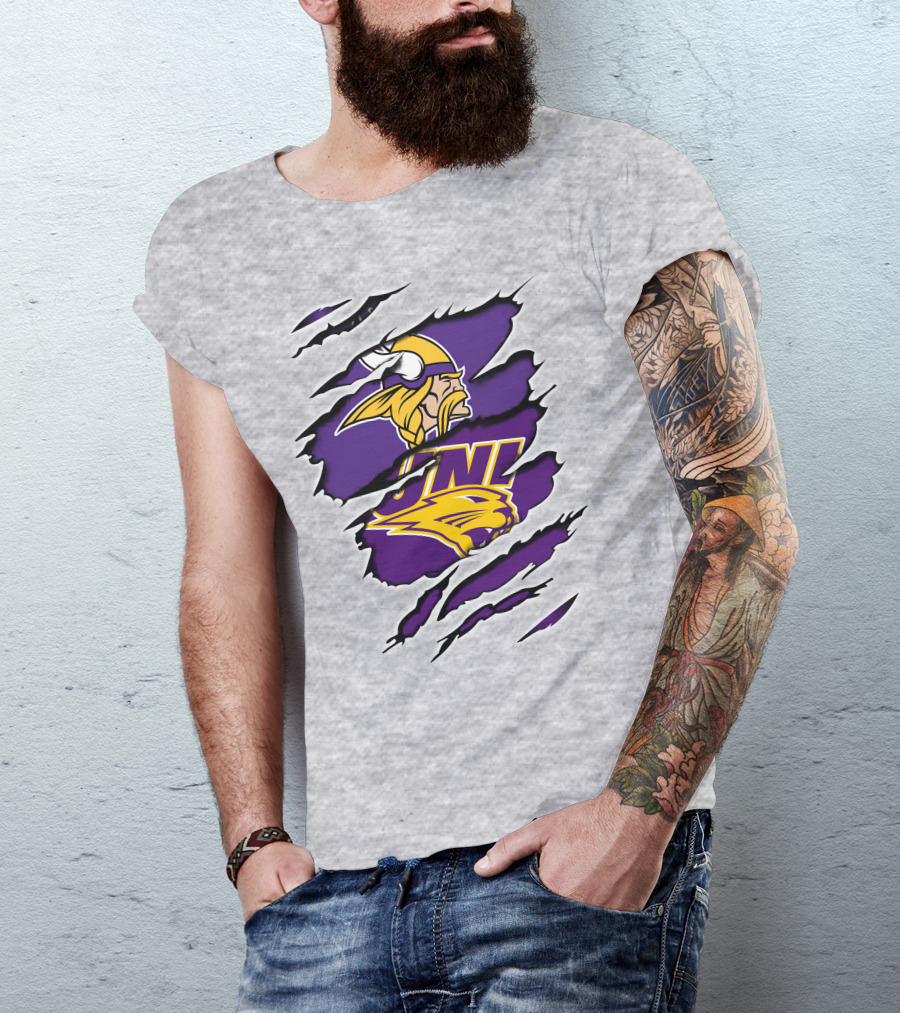 Vikings UNI Panthers Ripped Claw T-Shirt