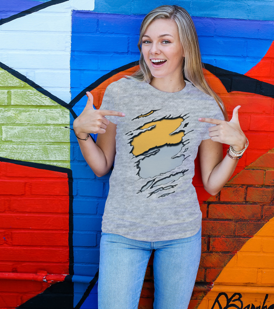 Ath Rai Tiger Claw Abstract T-Shirt