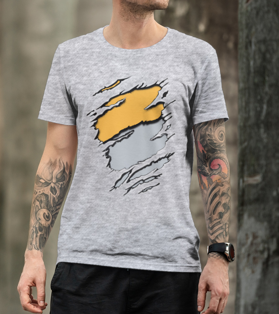 Ath Rai Tiger Claw Abstract T-Shirt