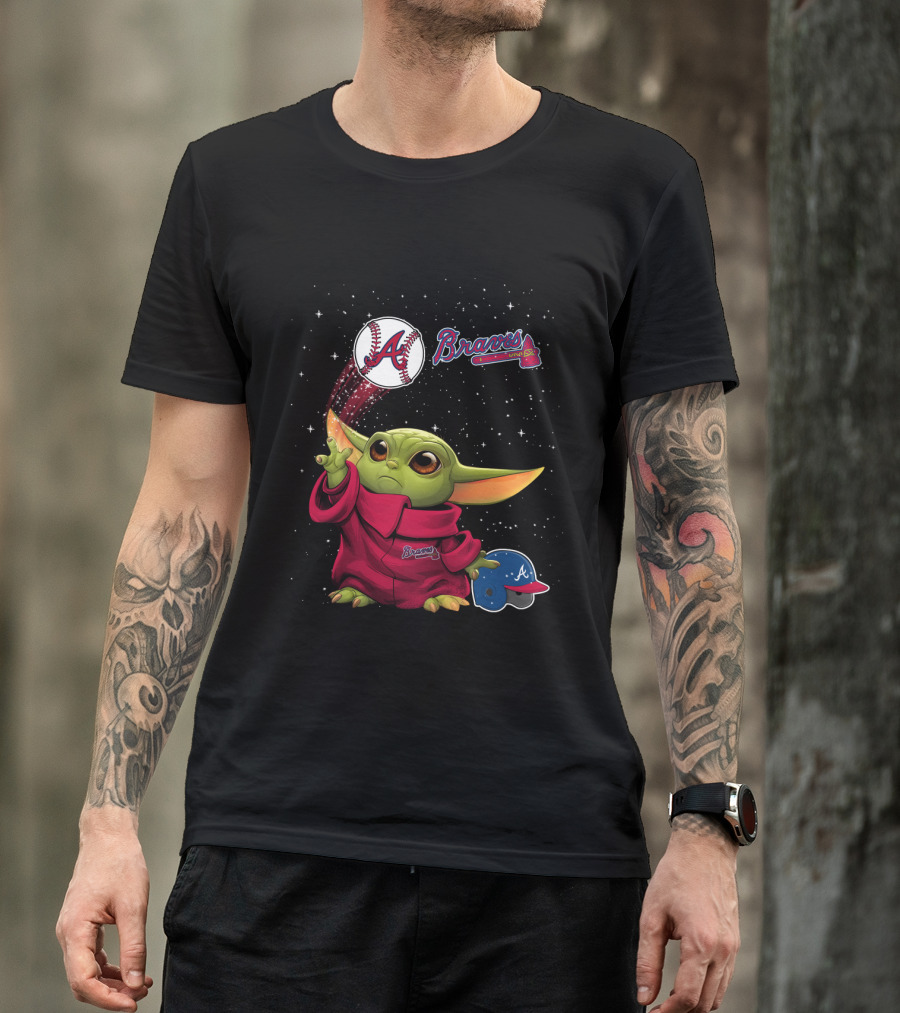 Atlanta Braves Baby Alien Baseball Magic T-Shirt