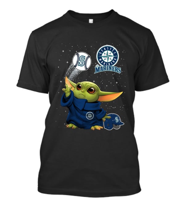 Seattle Mariners Yoda Baseball Magic T-Shirt