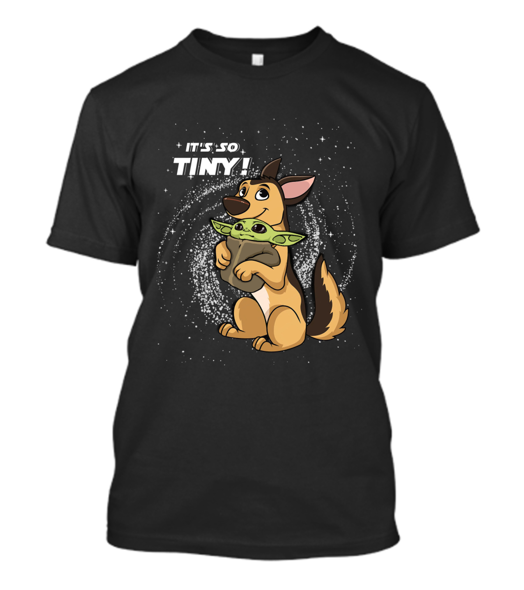 It's So Tiny Baby Yoda German Shepherd T-Shirt