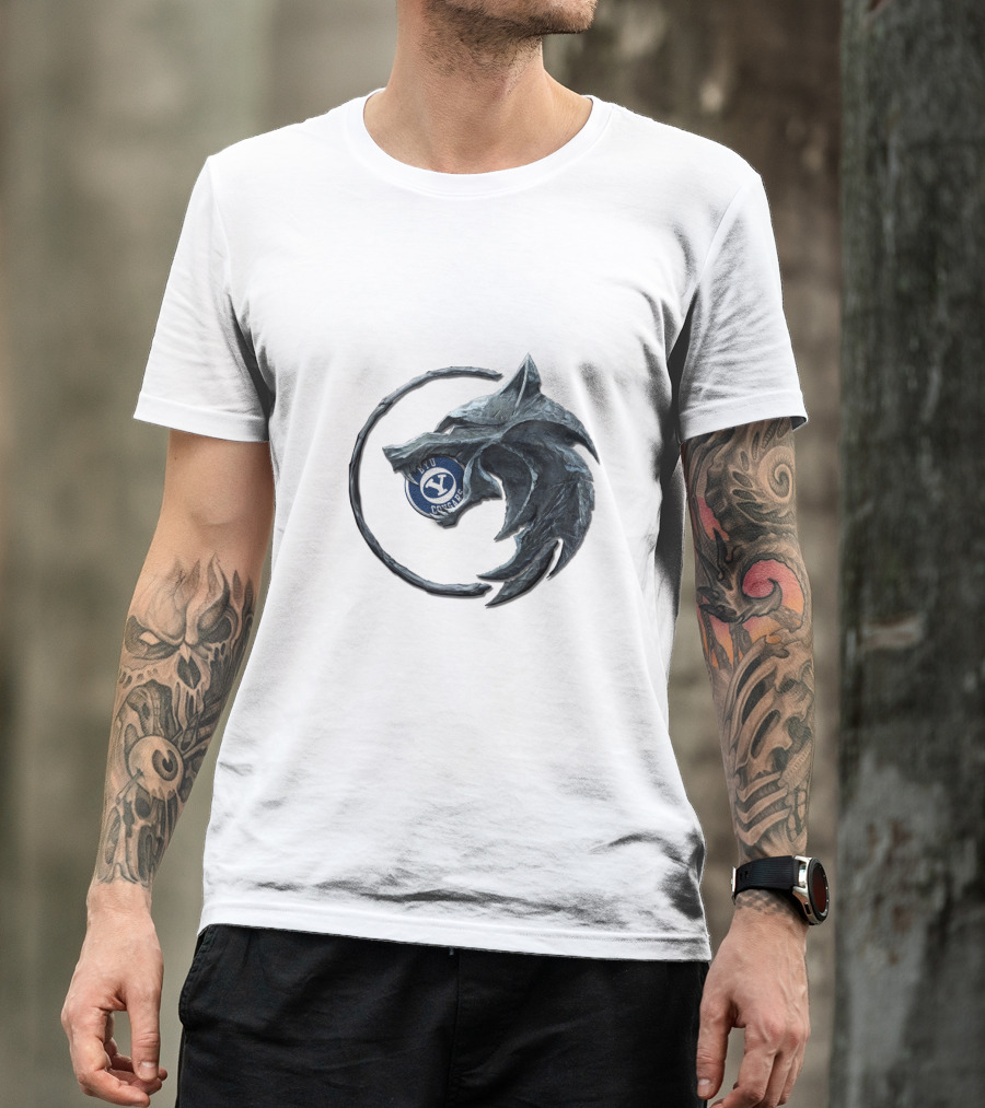 Byu Concept Circle Wolf T-Shirt