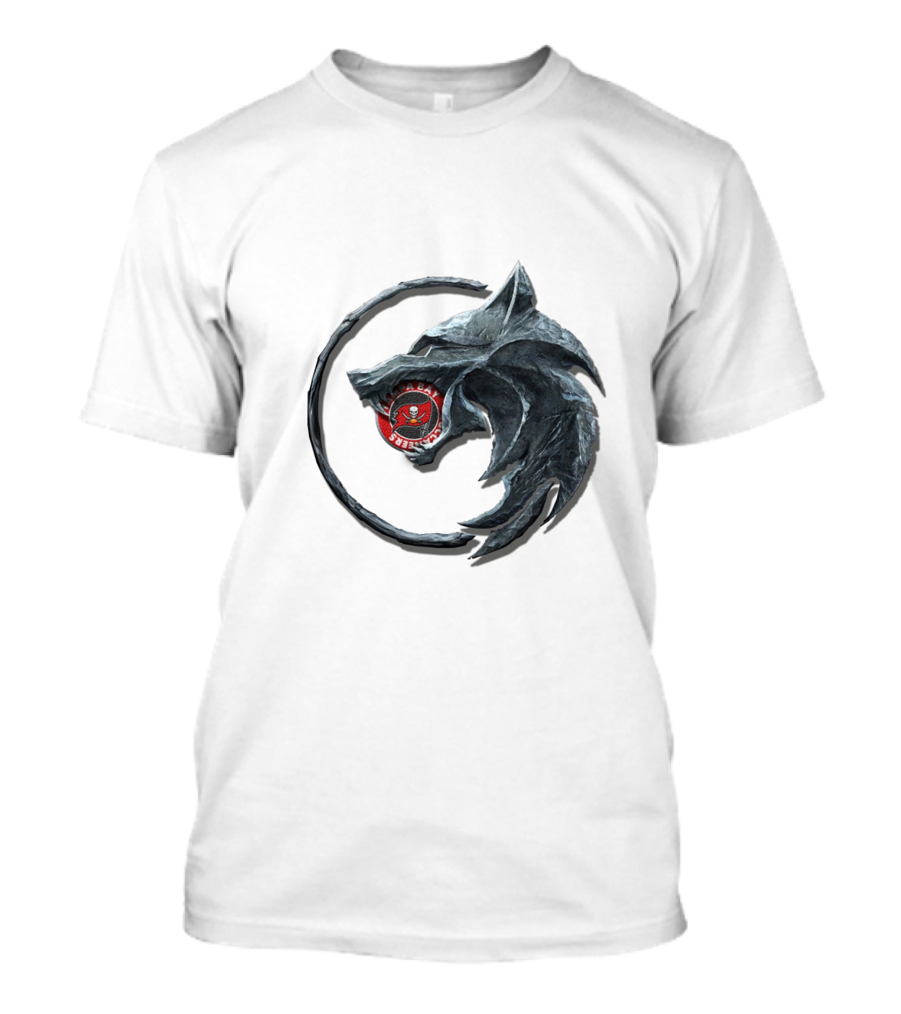 Cht1Twnfl1029 Red Wolves Rugby Wolfshead Rugby Club T-Shirt
