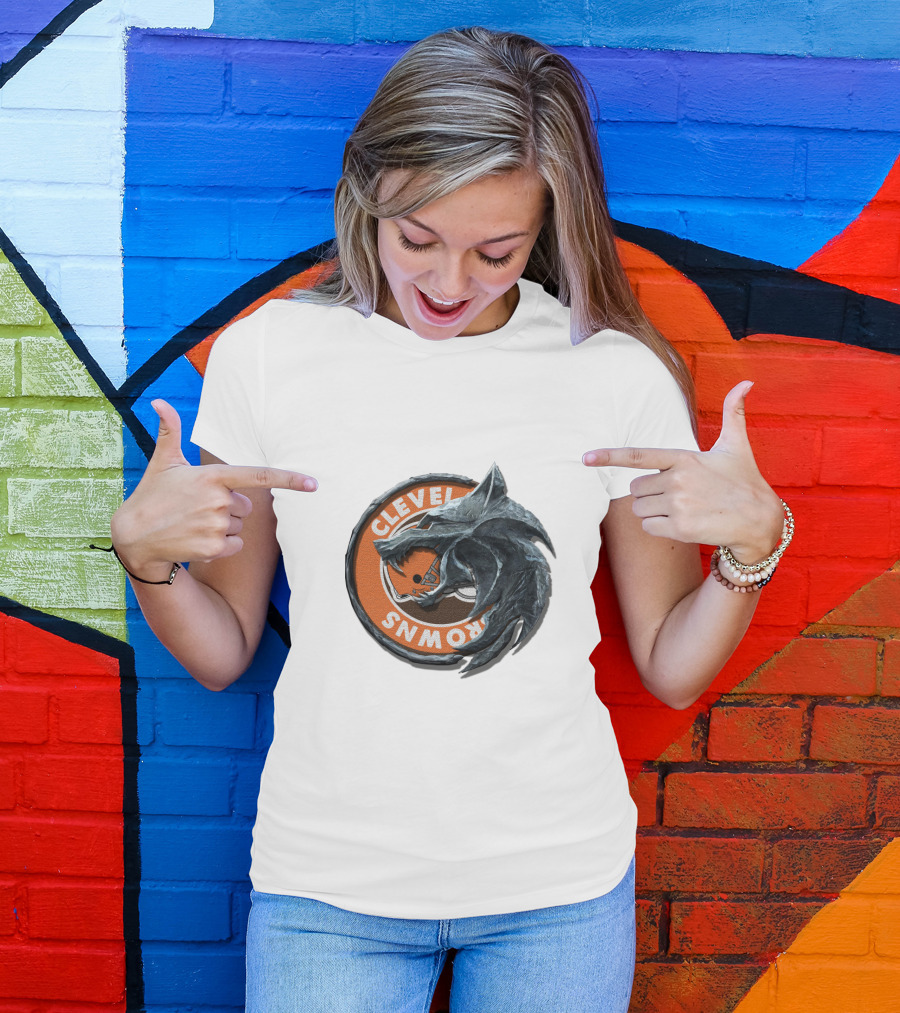 Cleveland Browns Wolf Emblem Nfl 2008 T-Shirt