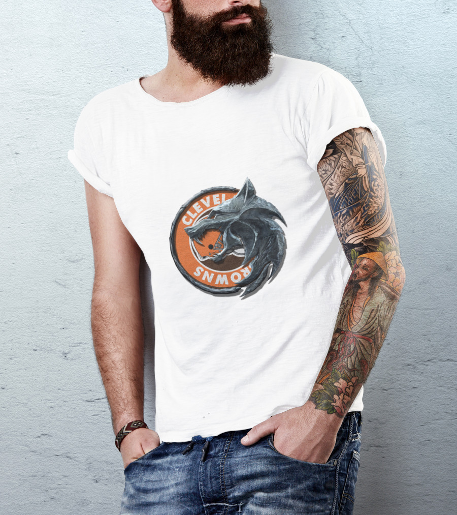 Cleveland Browns Wolf Emblem Nfl 2008 T-Shirt