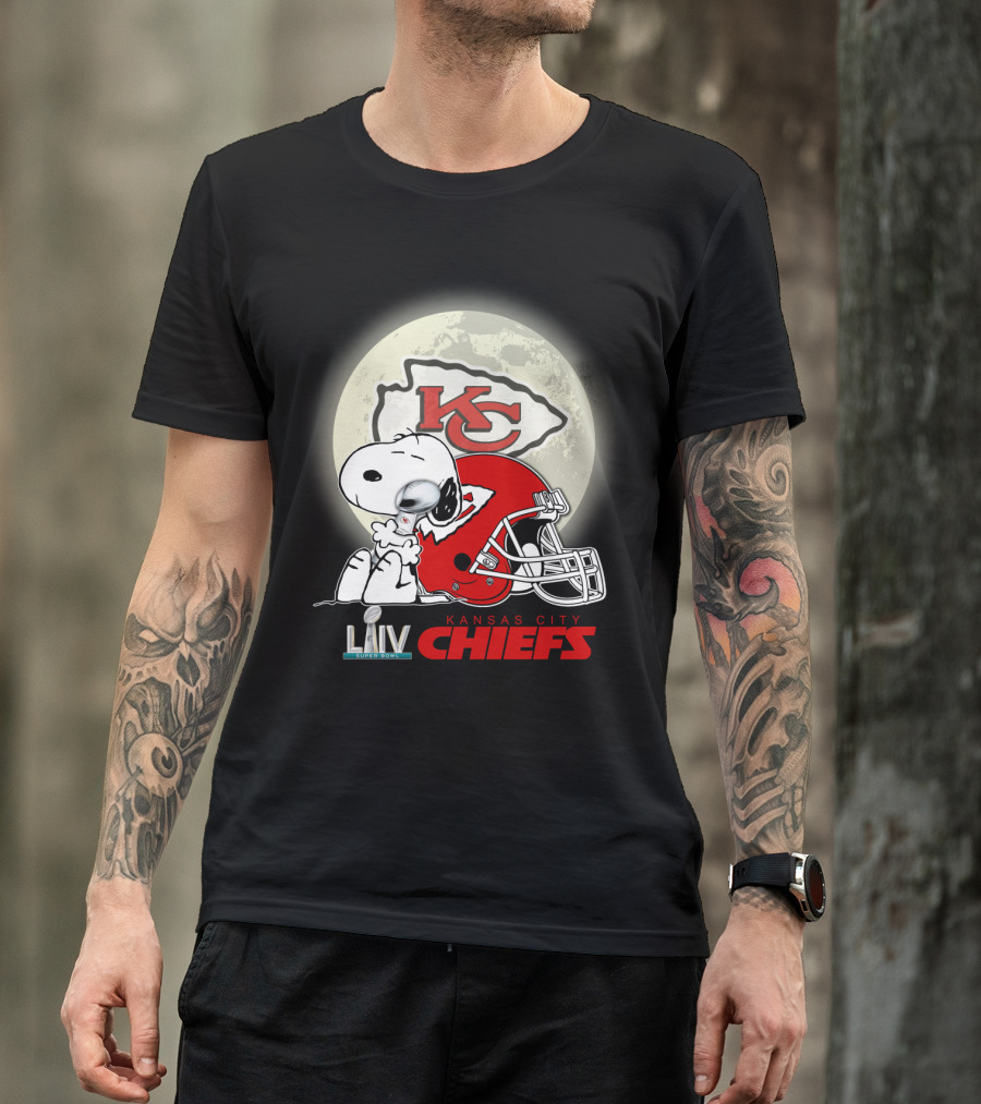 Snoopy Kansas City Chiefs Super Bowl Liv Kcc Chiefs T-Shirt