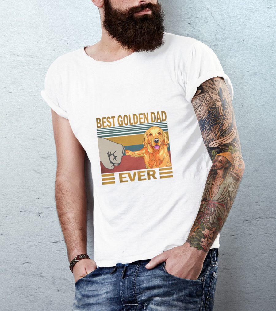 Best Golden Dad Ever T-Shirt