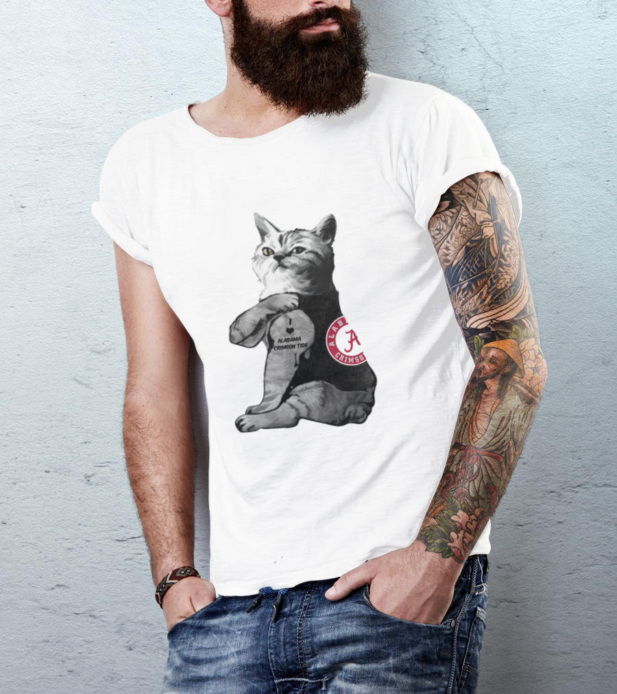 Alabama Crimson Tide Cat T-Shirt