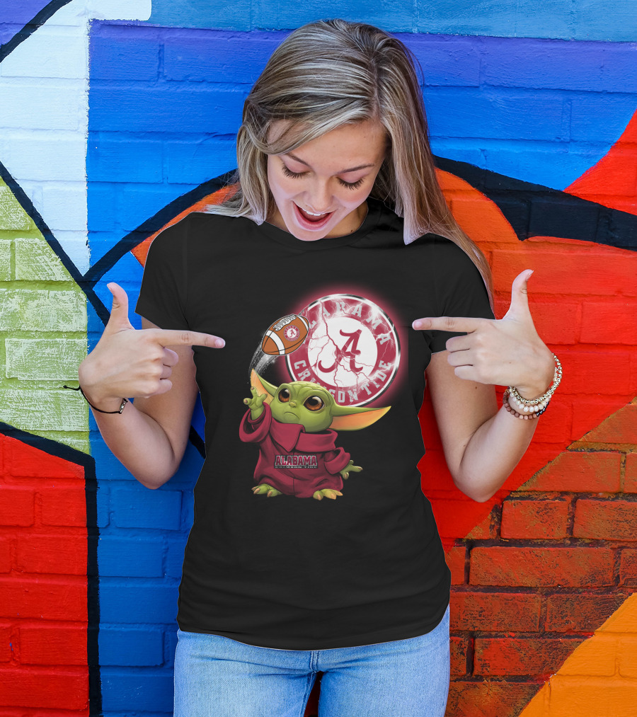 Alabama Crimson Tide Baby Alien Football Magic T-Shirt