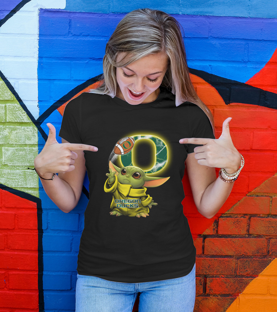 Oregon Ducks Baby Alien Football Force With Lightning 'Chtnca9022' T-Shirt