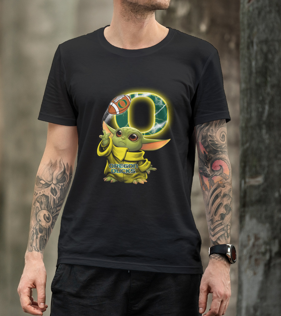 Oregon Ducks Baby Alien Football Force With Lightning 'Chtnca9022' T-Shirt