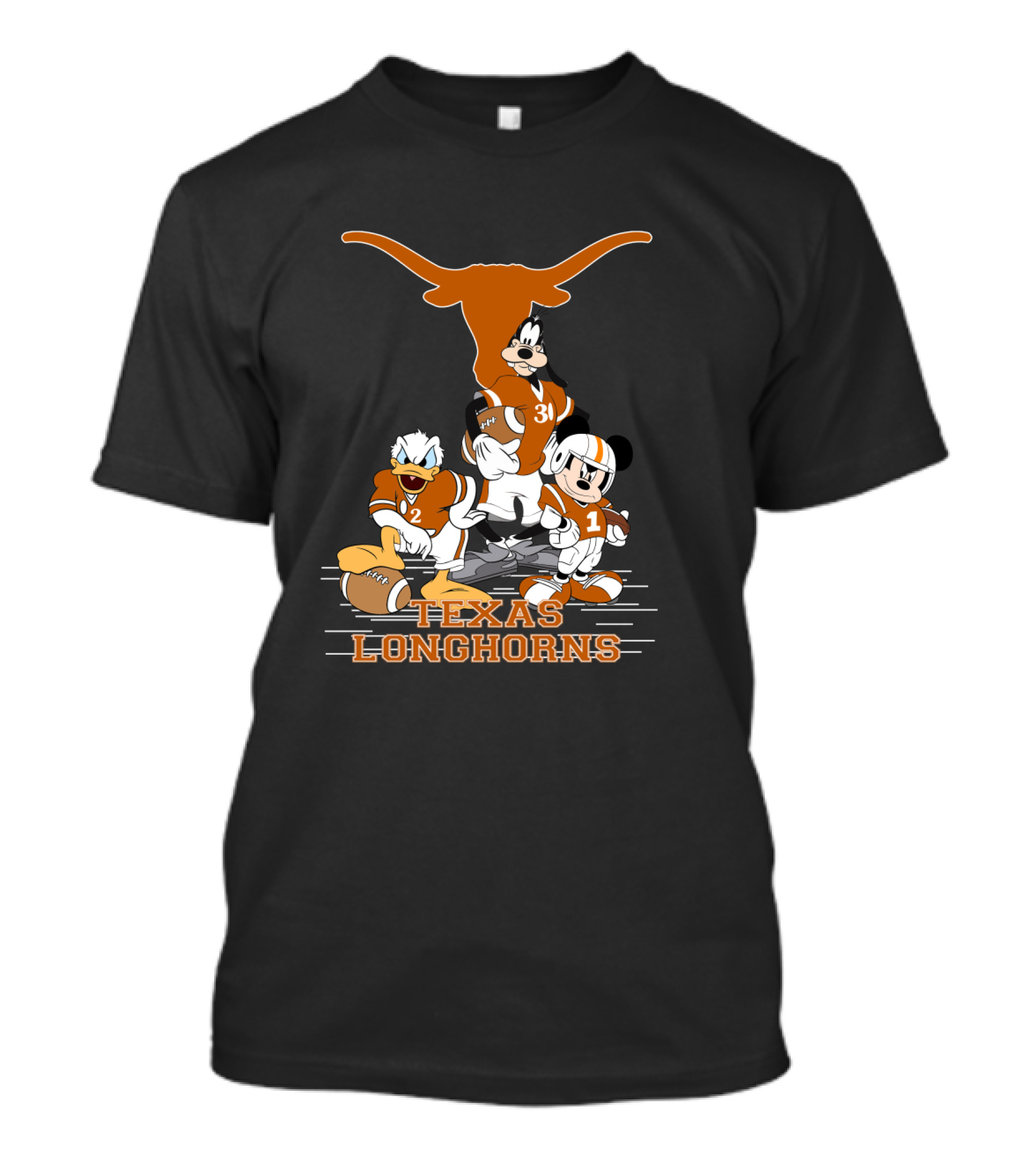 Texas Longhorns Football Characters T-Shirt