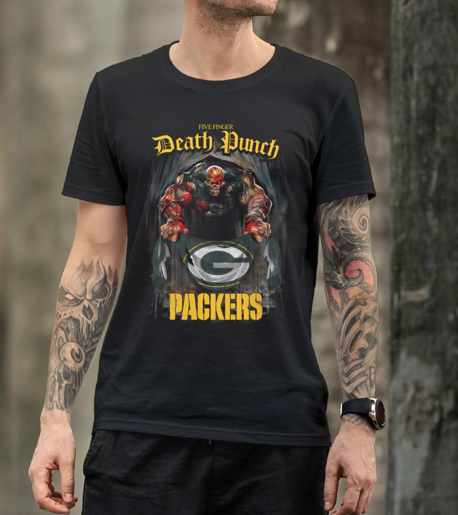 Five Finger Death Punch Green Bay Packers T-Shirt