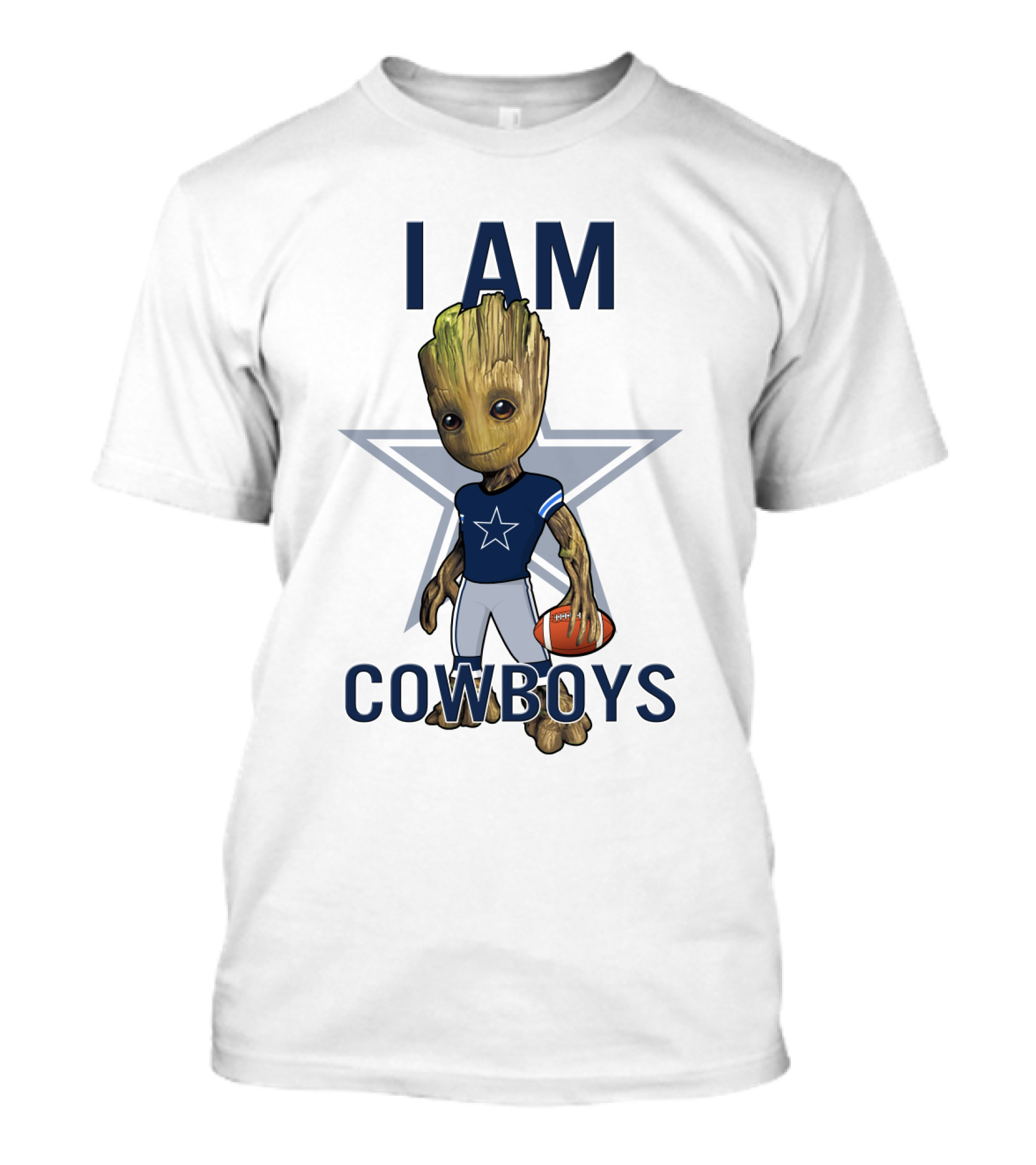 I Am Groot Cowboys Football Dallas Star T-Shirt