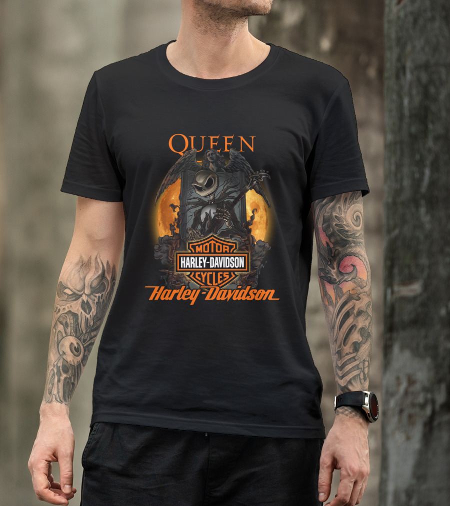 Queen Harley Davidson Motorcycles 1212 T-Shirt