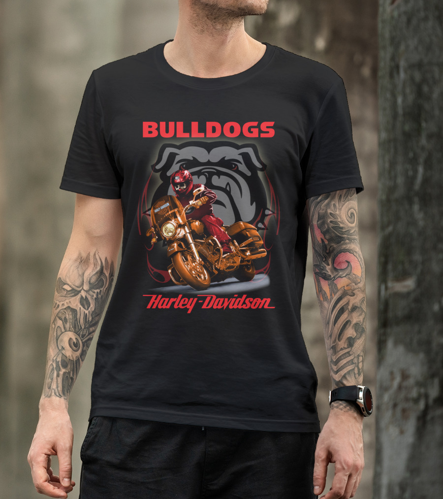 Bulldogs Harley Davidson T-Shirt