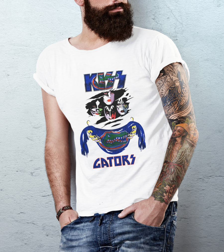 KISS Florida Gators Band Crossover T-Shirt