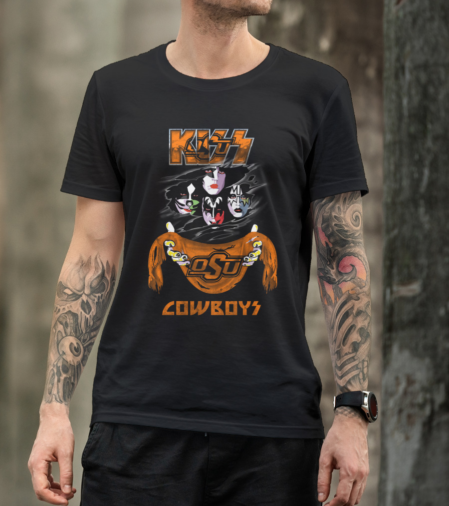 KISS OSU Cowboys Ncaa Oklahoma State T-Shirt