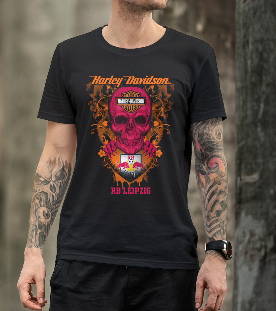 Harley Davidson Rb Leipzig Skull T-Shirt