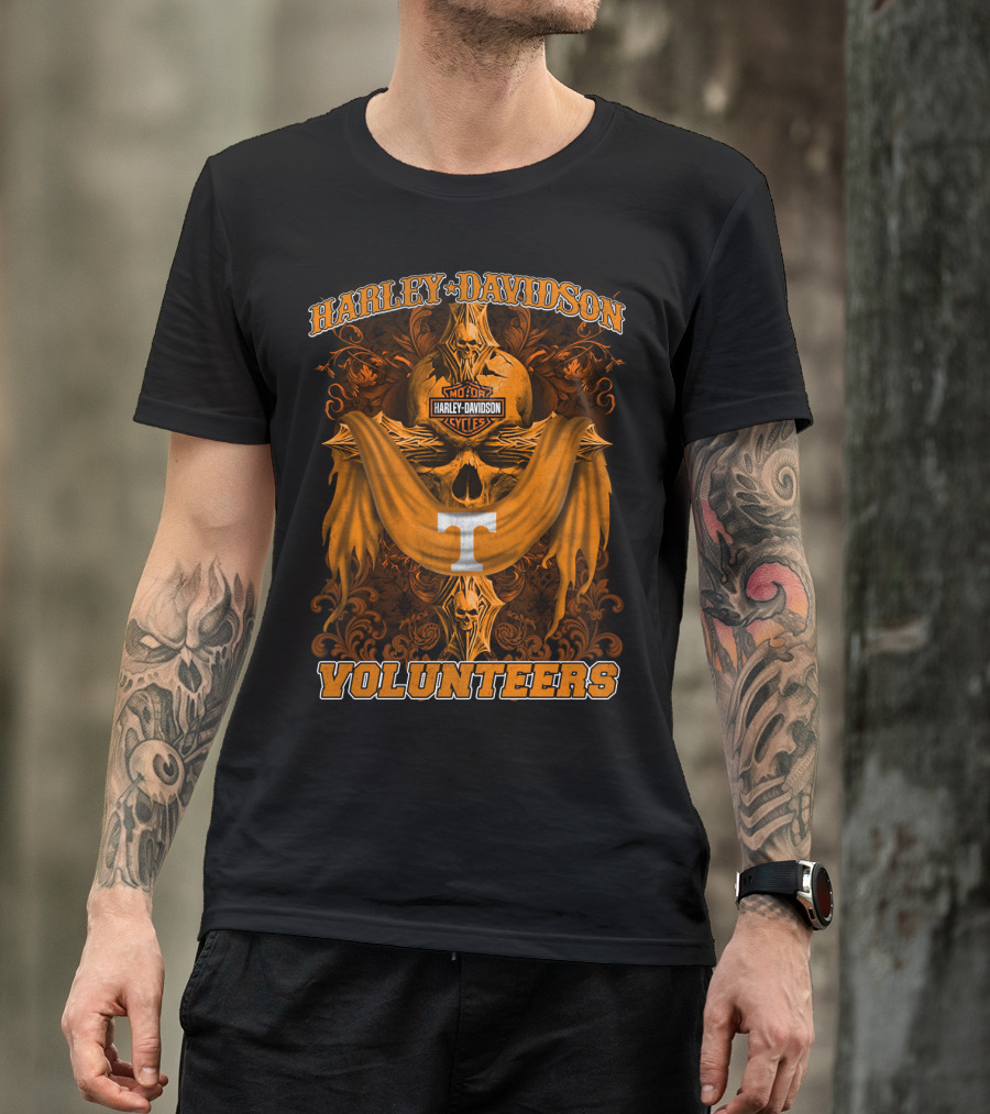 Harley Davidson Volunteers Tennessee Motorcycles T-Shirt