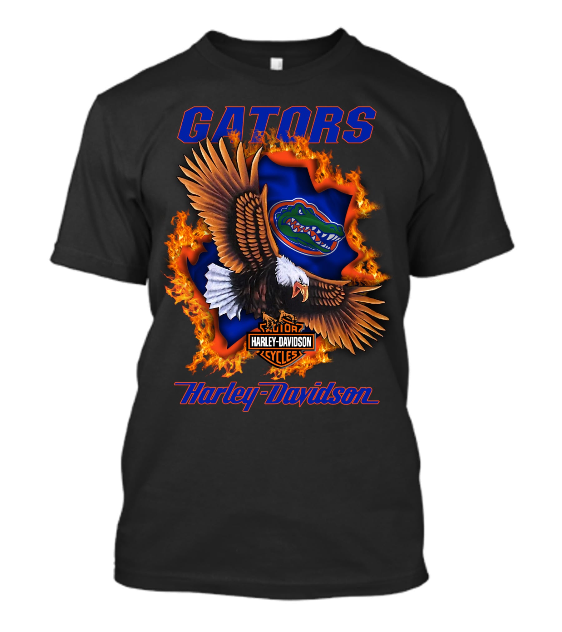 Gators Harley Davidson Florida Ncaa Cycles 04.08 T-Shirt