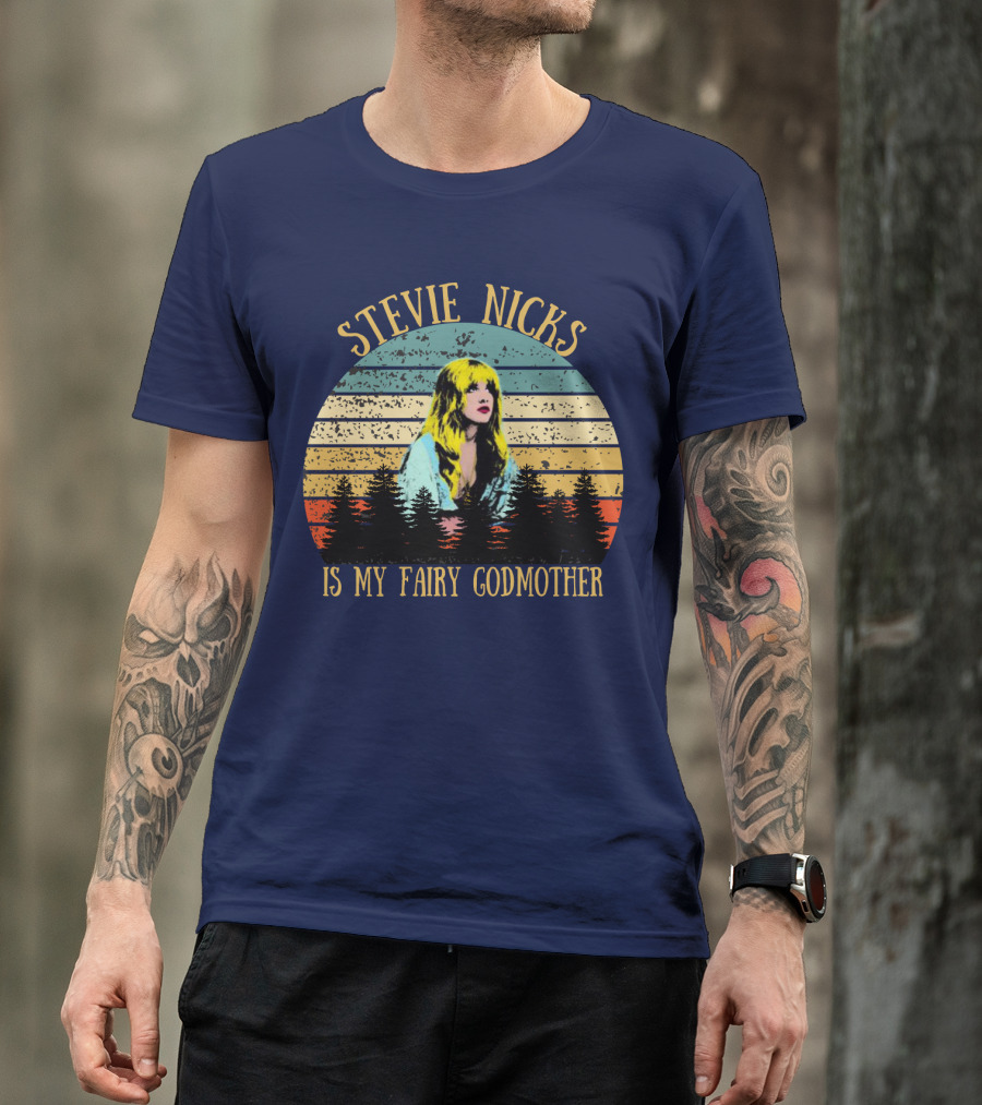 Stevie Nicks Is My Fairy Godmother Vintage Love T-Shirt
