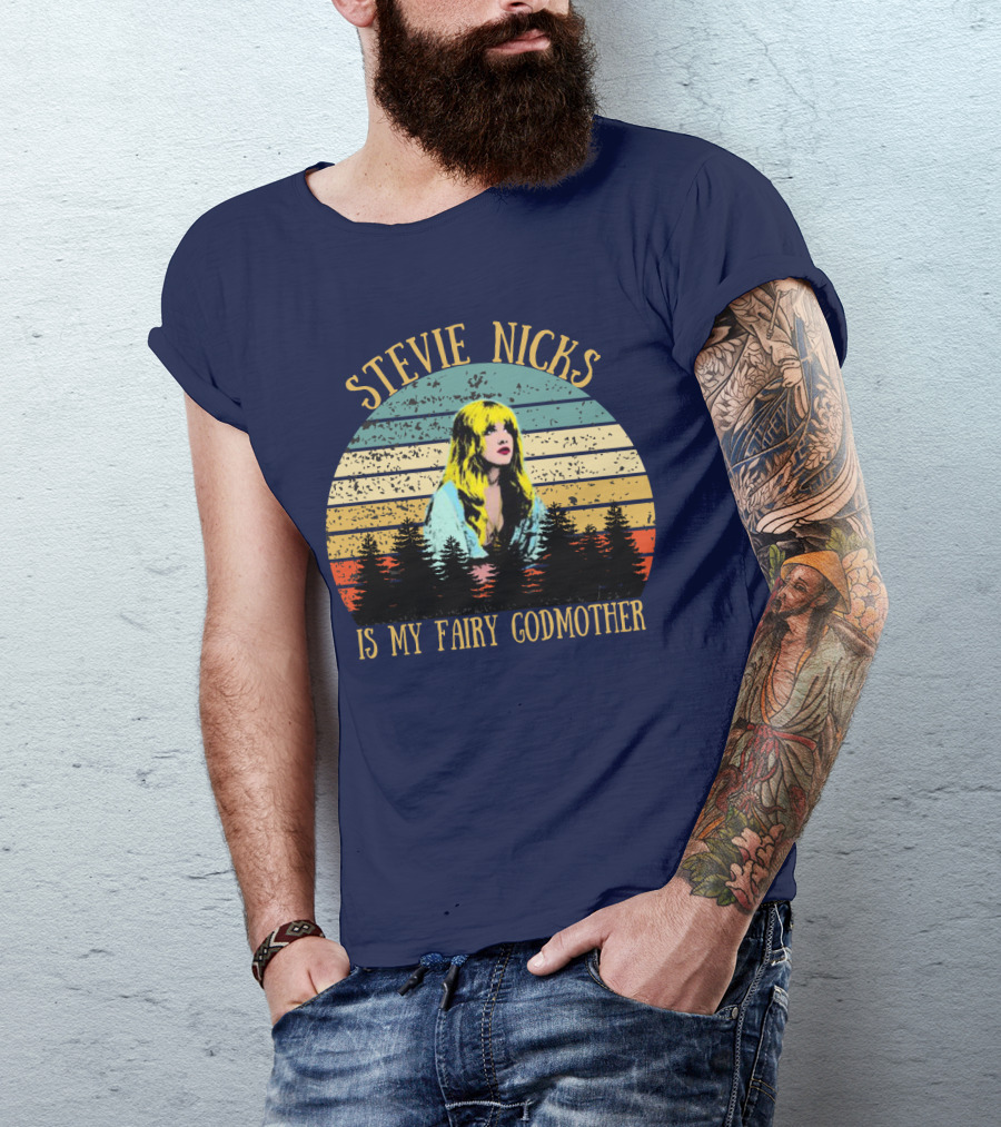 Stevie Nicks Is My Fairy Godmother Vintage Love T-Shirt