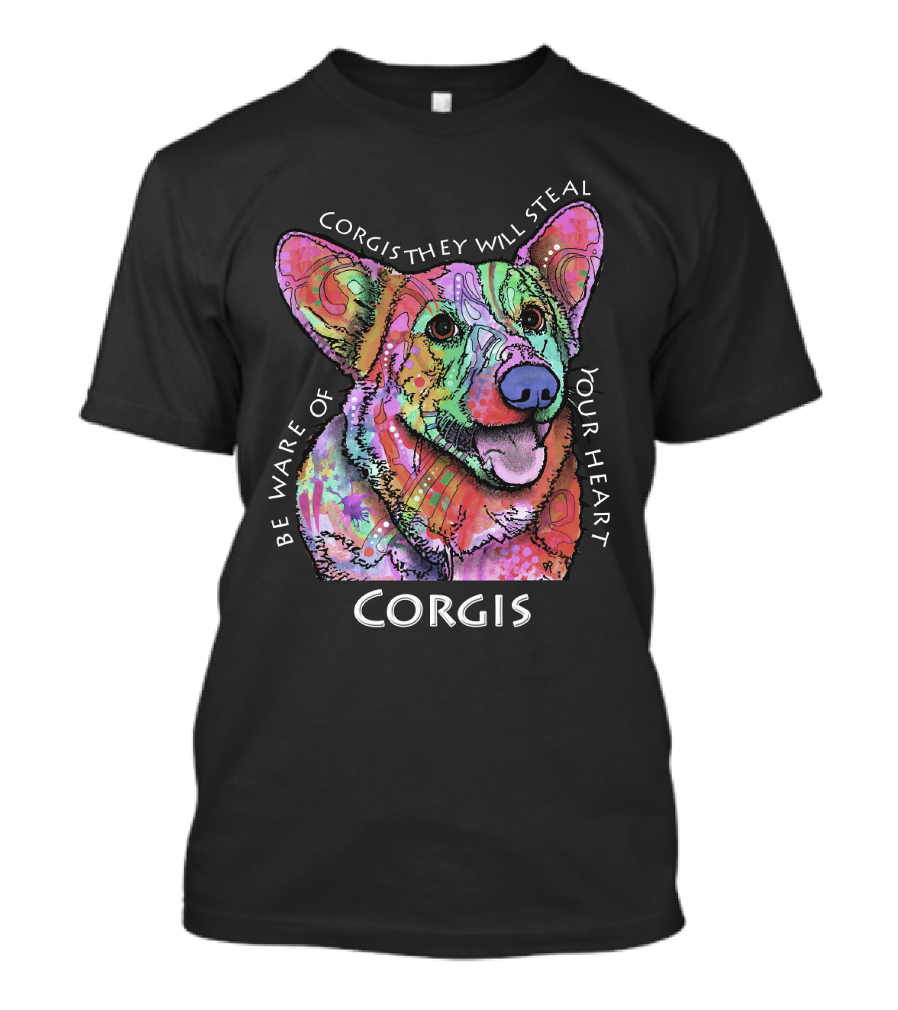 Be Aware Of Corgis They Will Steal Your Heart Corgis T-Shirt