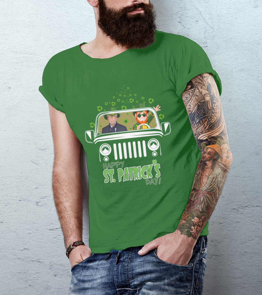 Eric Clapton Happy St. Patrick's Day 51 Jeep Green T-Shirt