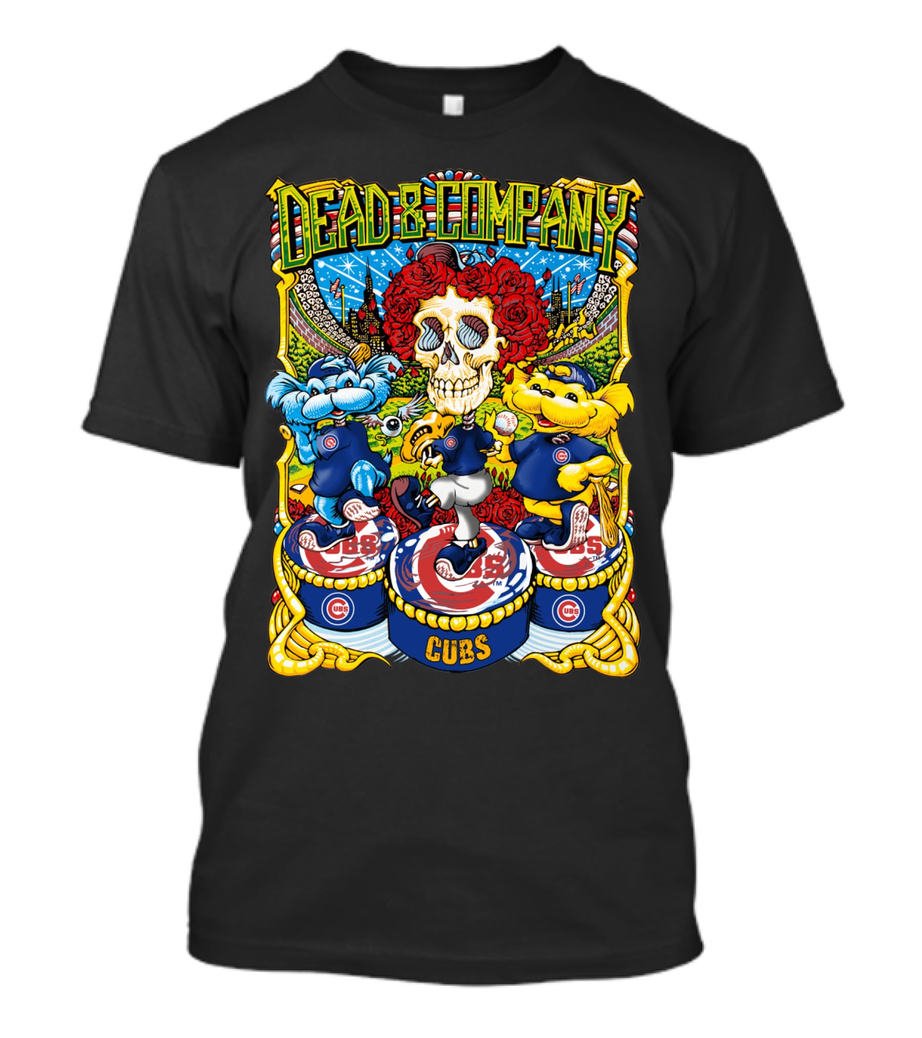 Dead & Company Cubs Mlb Collaboration T-Shirt