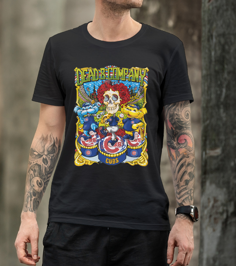 Dead & Company Cubs Mlb Collaboration T-Shirt