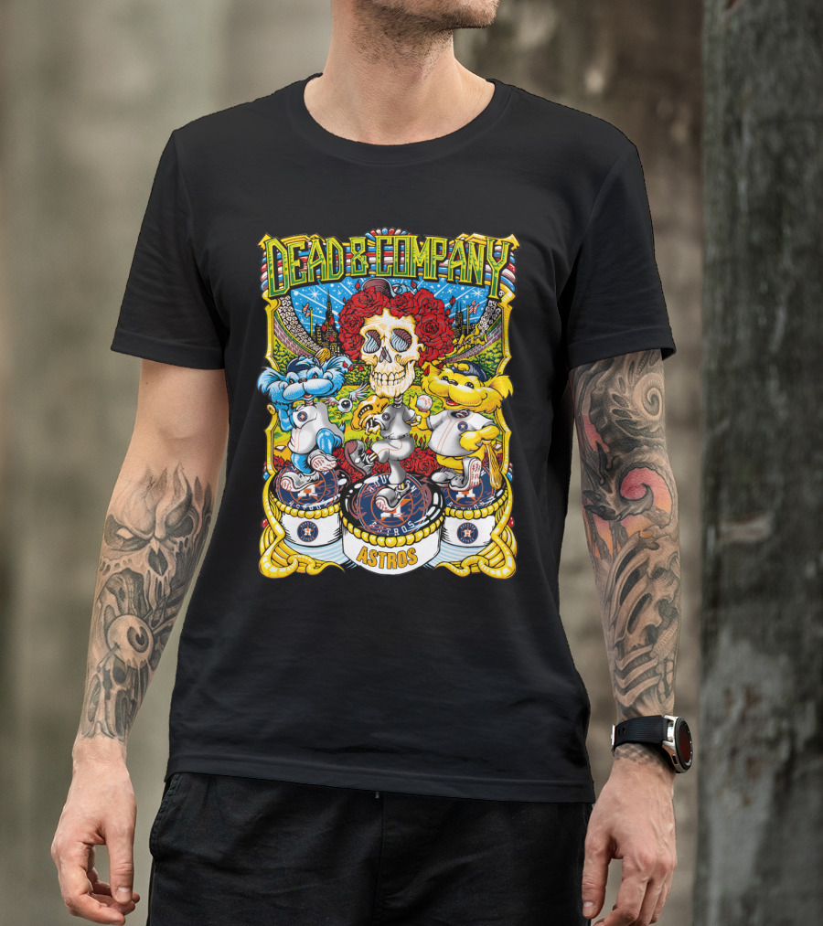 Dead & Company Astros Mlb Collaboration T-Shirt