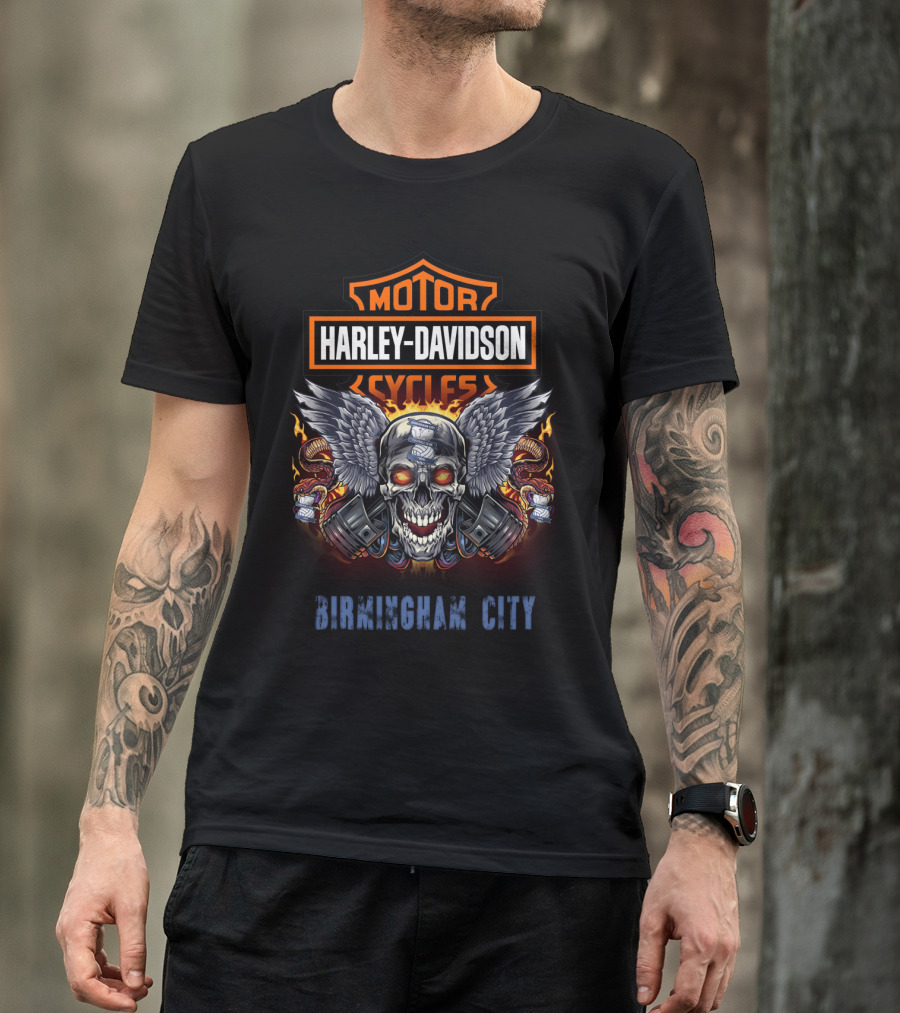Harley Davidson Motor Cycles Birmingham City T-Shirt