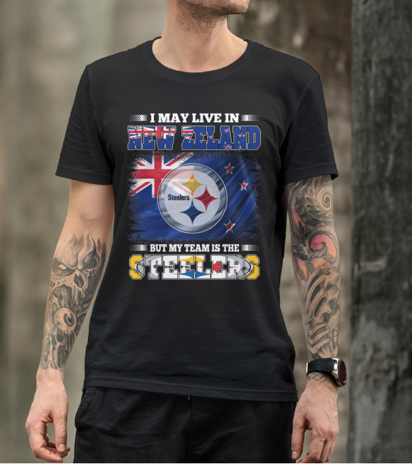 New Zeland Pride With Steelers Loyalty And Flags T-Shirt