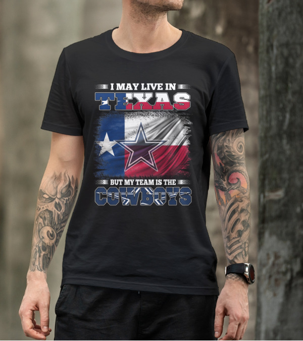 Texas Pride With Dallas Cowboys Star Fans T-Shirt