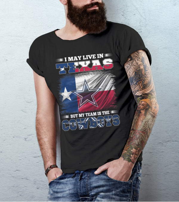Texas Pride With Dallas Cowboys Star Fans T-Shirt