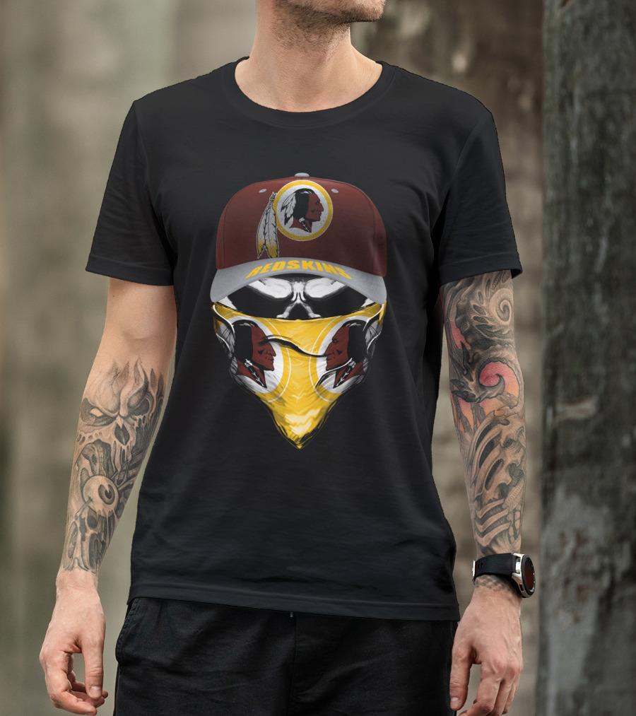 Redskins Washington Logo Feather Tribal T-Shirt