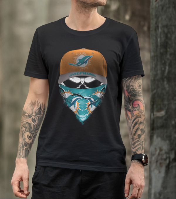 MIAMI DOLPHINS DOLPHINS Cap And Bandana T-Shirt