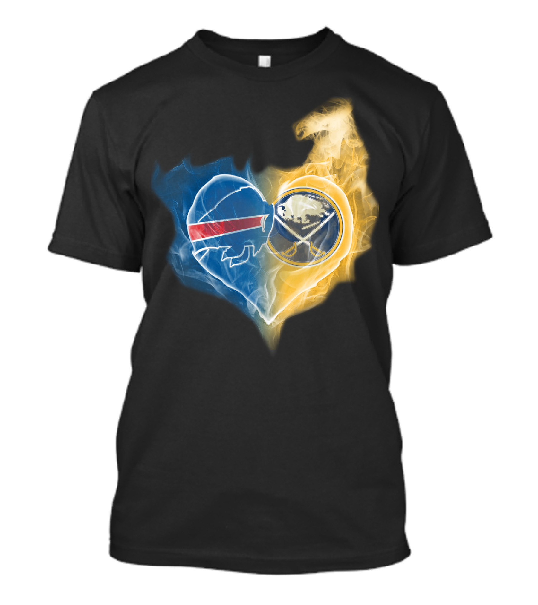 Buffalo Bills Sabres Heart T-Shirt