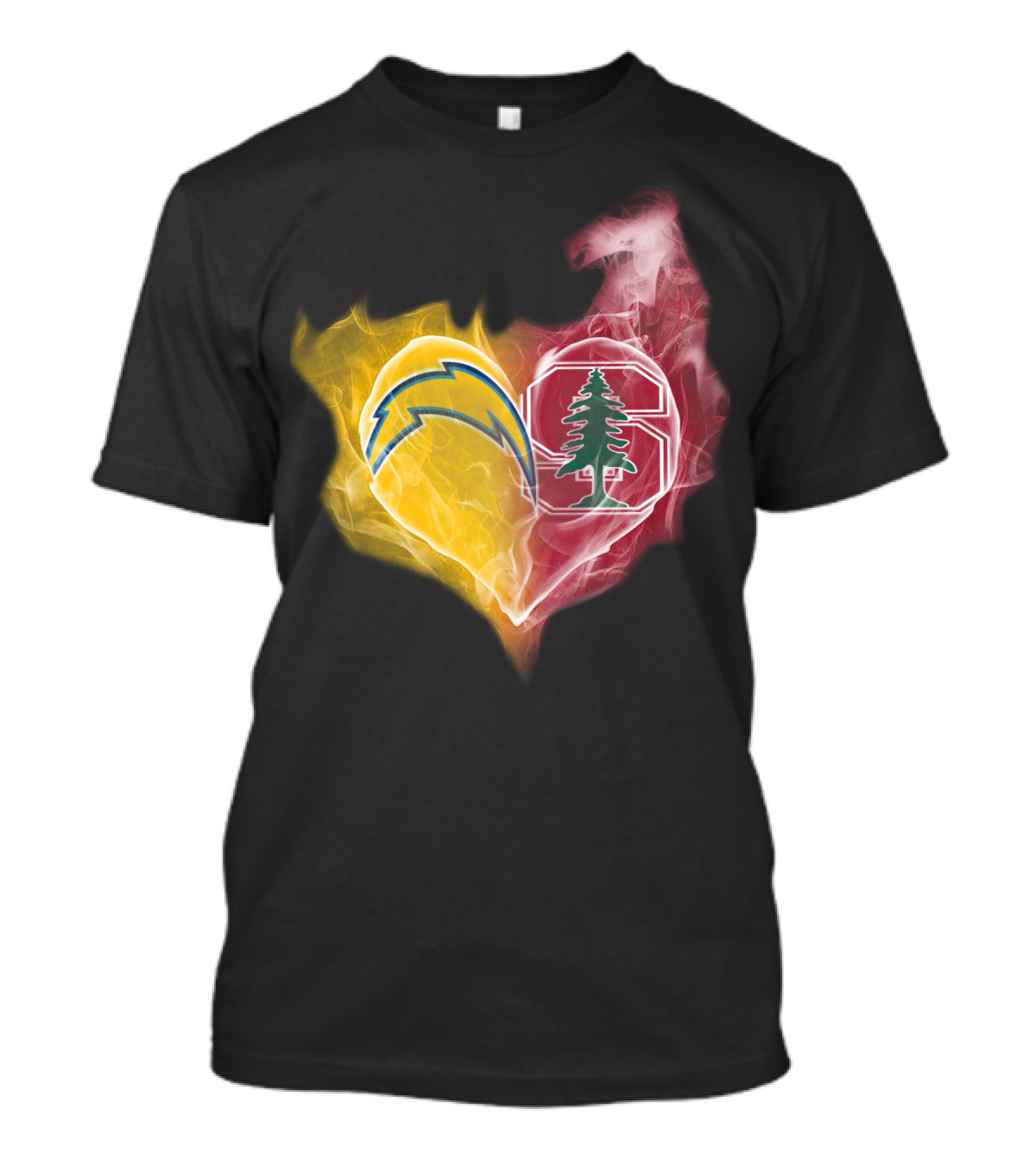 Chargers Heart Stanford Cardinal T-Shirt
