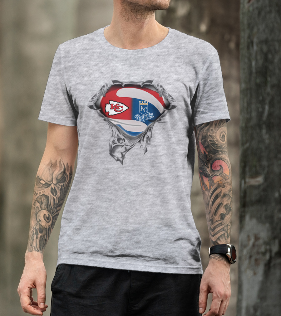 Kansas City Chiefs And Royals Super Combo 3D T-Shirt