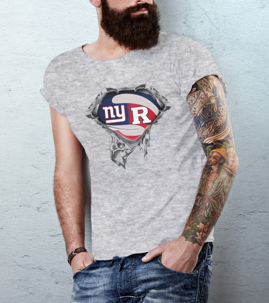 New York Giants Scarlet Knights Crossover T-Shirt