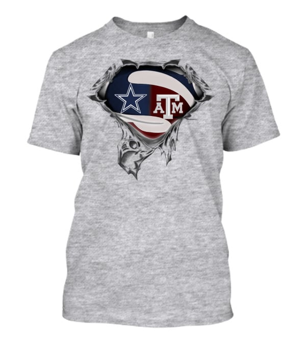 Cowboys A&M Aggies Superman T-Shirt