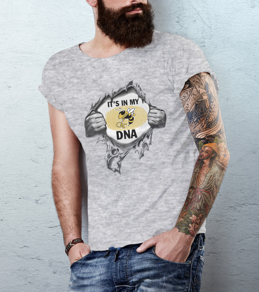 Georgia Tech Yellow Jackets It's In My Dna T-Shirt